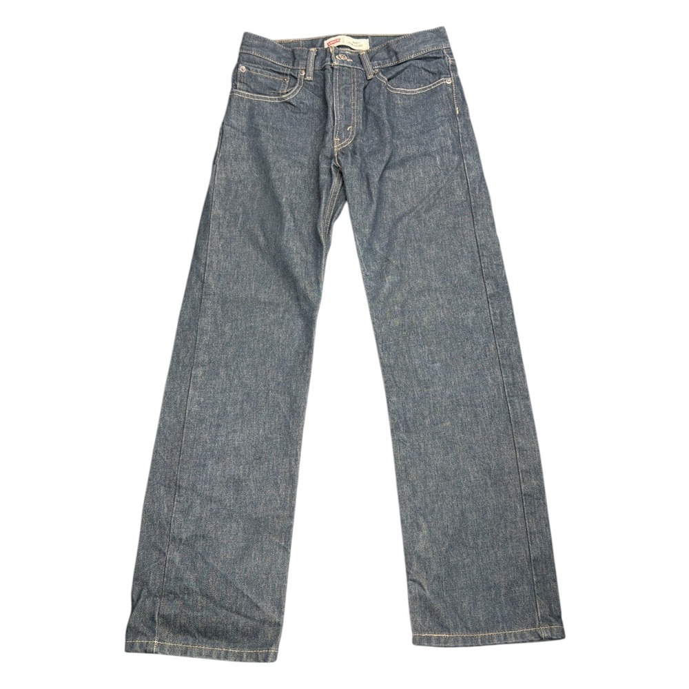 Levis 505 Straight Leg Jeans Dark Wash Indigo Denim 16 Reg W28 L28